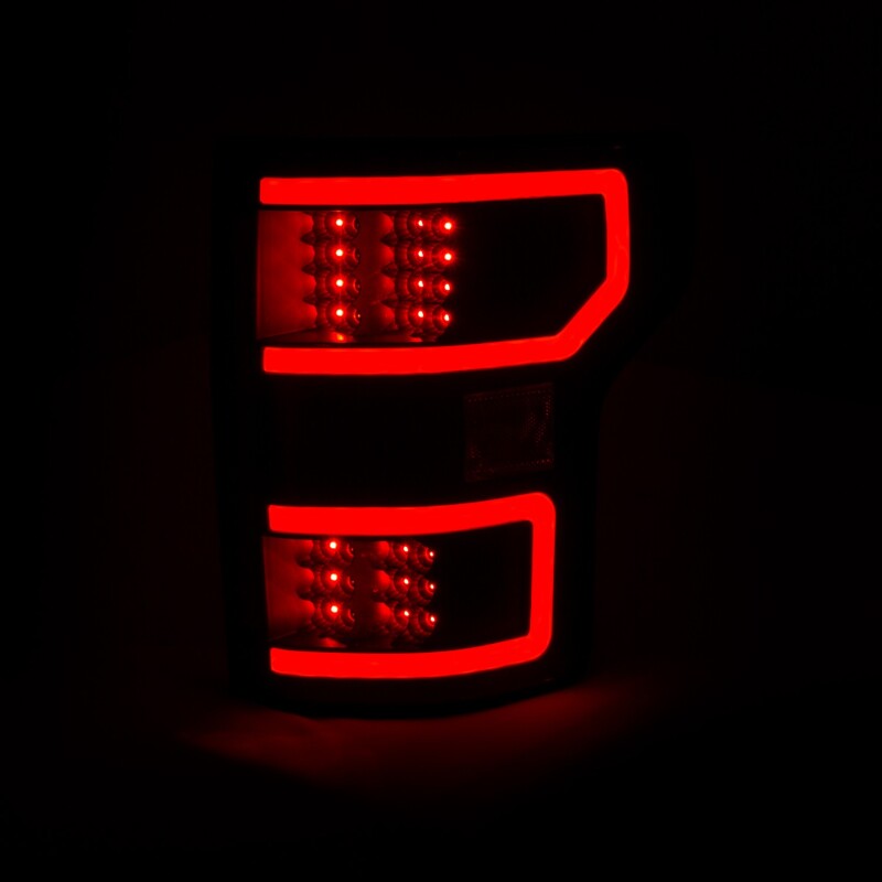ANZO 18-19 Ford F-150 LED Taillights Black - 321338