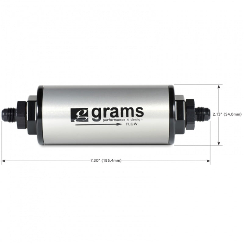 Grams Performance 20 Micron -6AN Fuel Filter - G60-99-0026