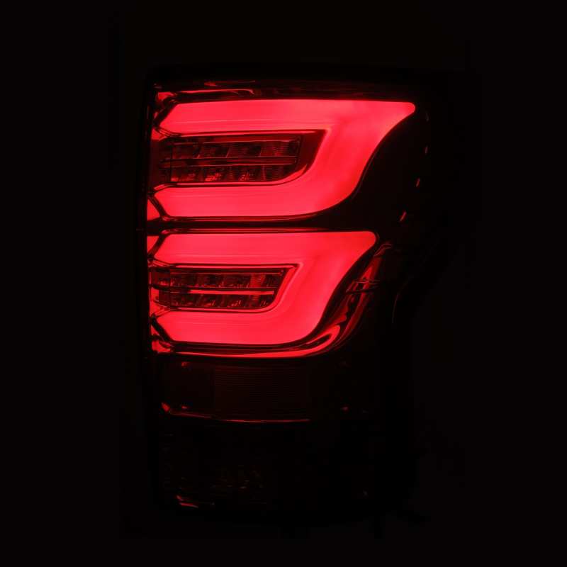 AlphaRex 07-13 Toyota Tundra PRO-Series LED Tail Lights Jet Black - 670010