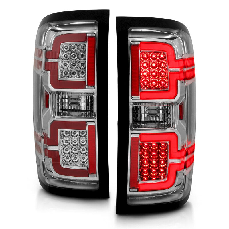 ANZO 2014-2018 Chevy Silverado 1500 LED Taillights Chrome - 311291