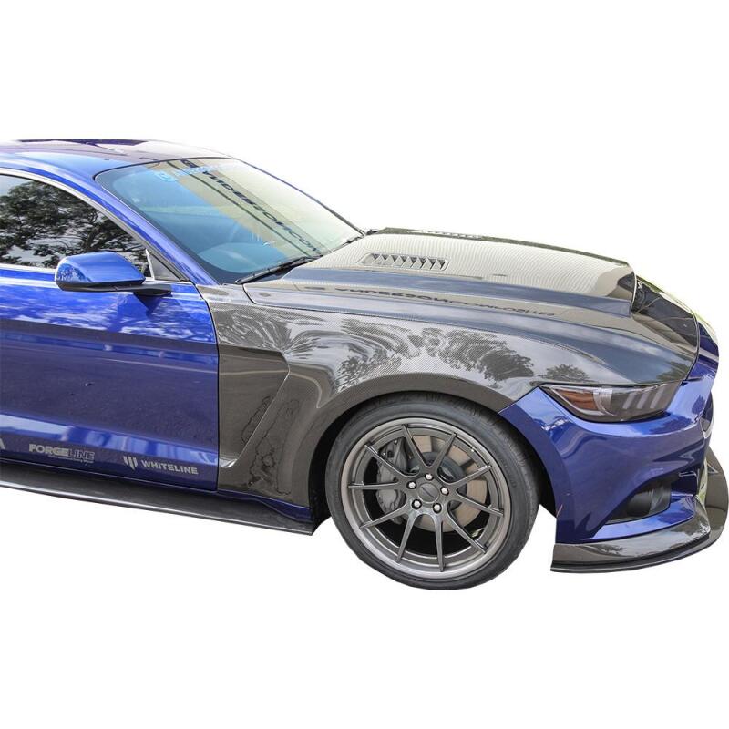 Anderson Composites 15-16 Ford Mustang GT 350 Style Carbon Fiber - AC-FF15FDMU-GR