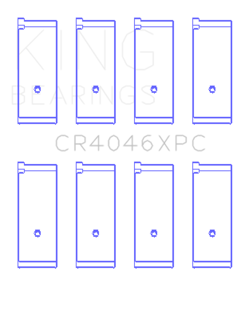 King Honda B20B4 / B20Z2 / D16 Series ZC 16V - CR4046XPC0.25