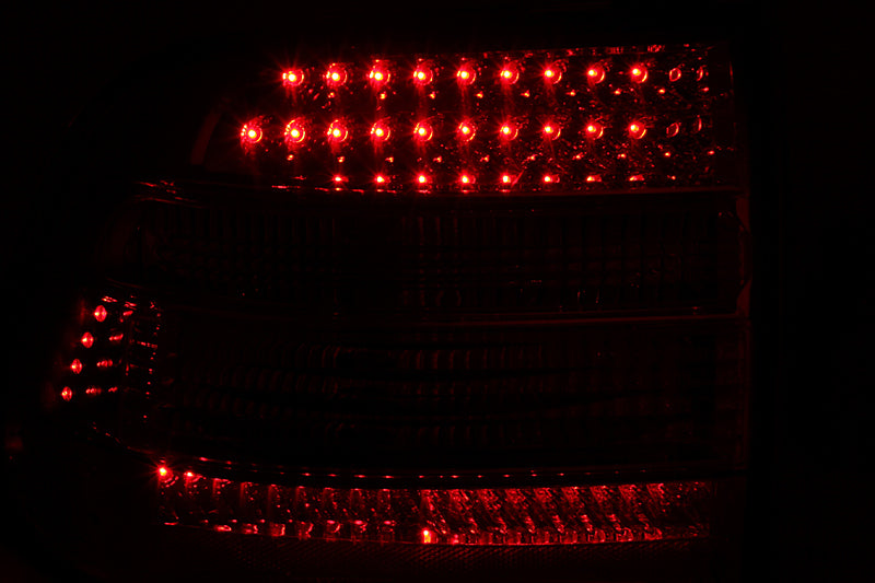 ANZO 2003-2006 Porsche Cayenne LED Taillights Red/Clear - 321170