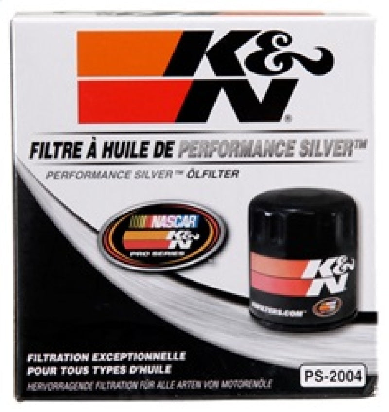 K&N Oil Filter for Fiat/Porsche/Triump/Alfa Romeo/MG/Dodge/Mercury/Toyota 3.656in OD x 4in - PS-2004