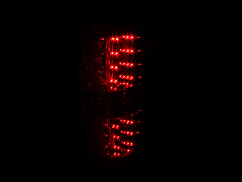 ANZO 2009-2014 Ford F-150 LED Taillights Red/Clear - 311139