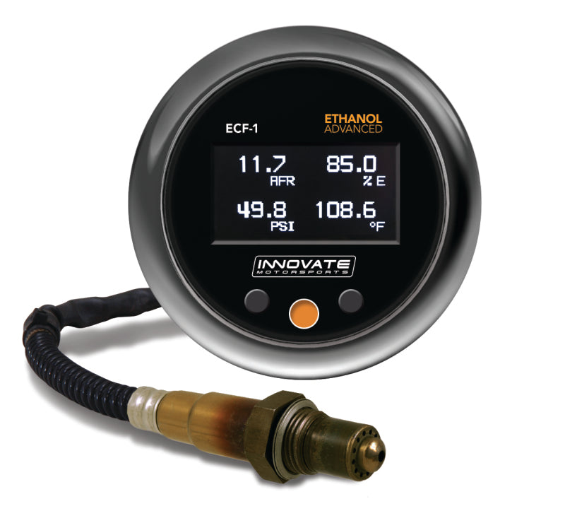 Innovate ECF-1 (Fuel) Ethanol Advanced Complete Gauge Kit - 3903