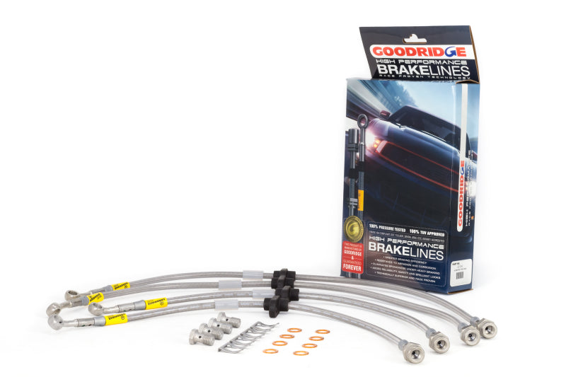 Goodridge 02-06 Acura RSX Type S Stainless Steel Brake Line - 20104