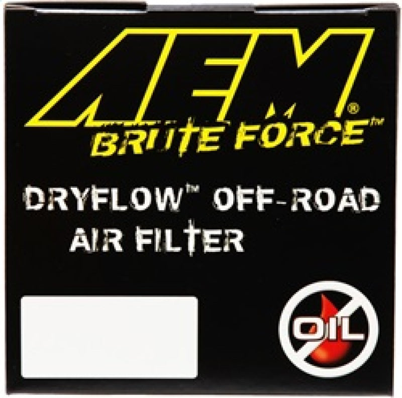 AEM 3.5 in x 9 in Dryflow Conical Air Filter - 21-2049BF