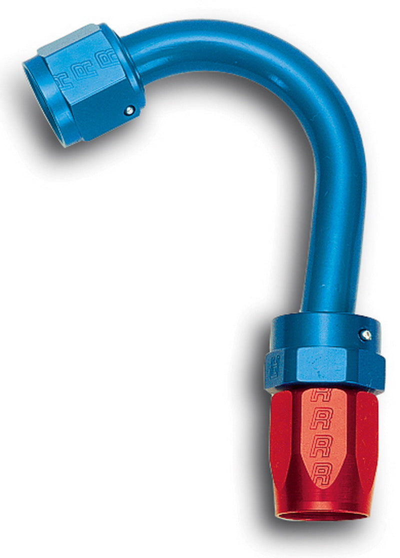 Russell Performance -6 AN Red/Blue 150 Degree Full Flow Swivel - 613350