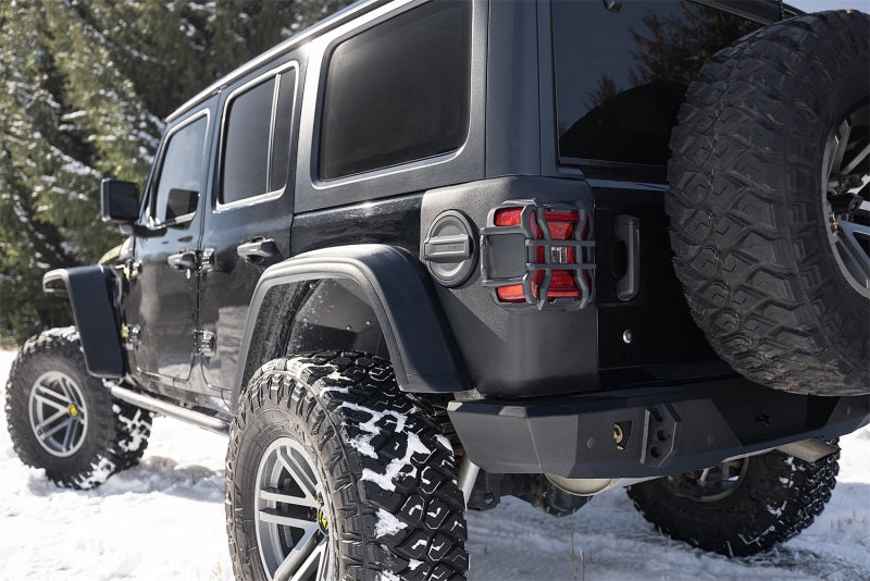 Rugged Ridge Rear Corner Kit Body Armor 18-22 Jeep Wrangler - 11651.78