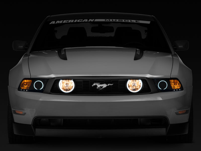 Raxiom 05-12 Ford Mustang GT LED Halo Fog Lights (Chrome) - 49133