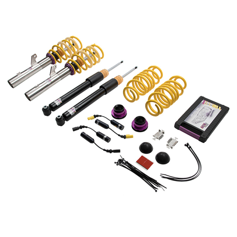 KW Coilover Kit V1 Audi S3 (8V) Quattro 2.0T with KWSHP65 - 1021000T