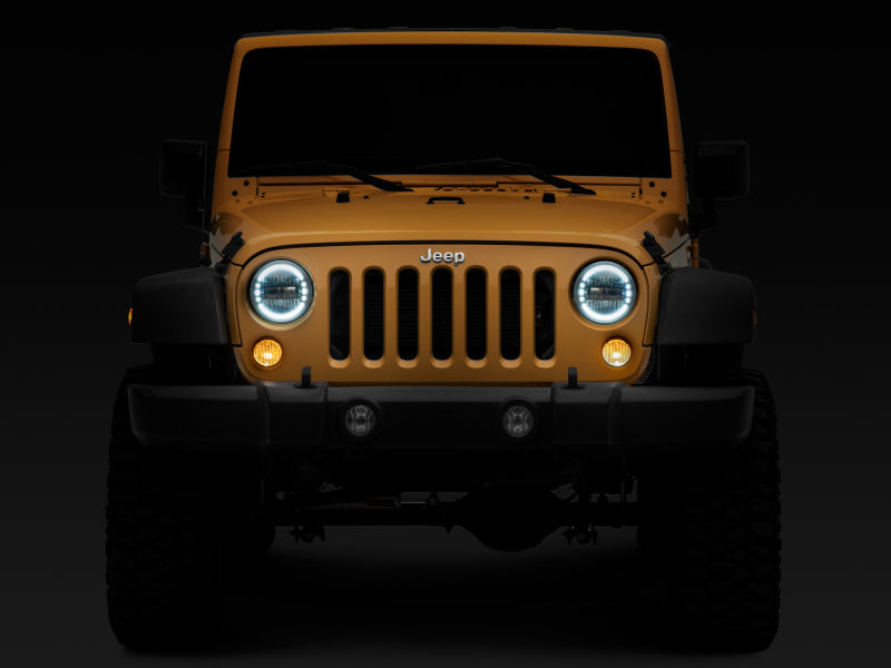 Raxiom 97-18 Jeep Wrangler TJ/JK Axial 7-Inch LED Headlights w/ - J155570
