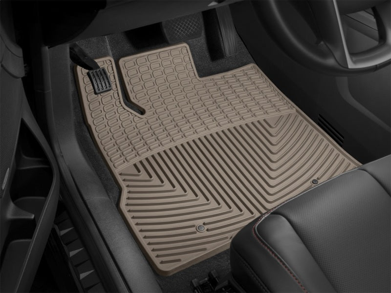 WeatherTech 2018+ Toyota Tacoma Front Rubber Mats - Tan - W378TN