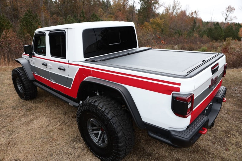 Rugged Ridge Armis Retractable Locking Bed Cover w/o Trail Rails - 13550.34