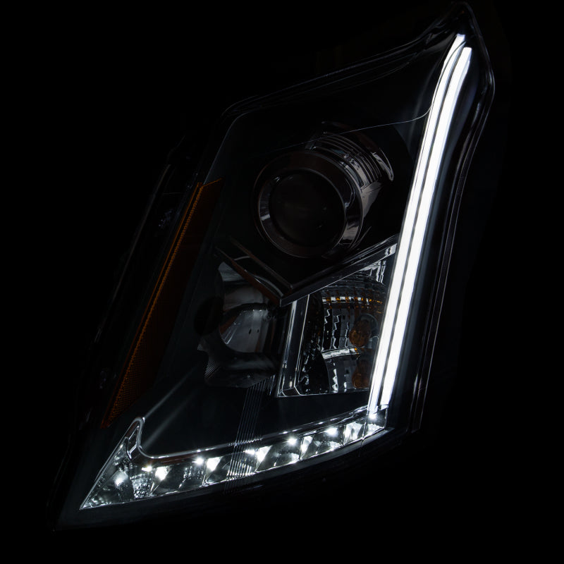ANZO 2010-2015 Cadillac Srx Projector Headlights w/ Plank Style Design - 111308