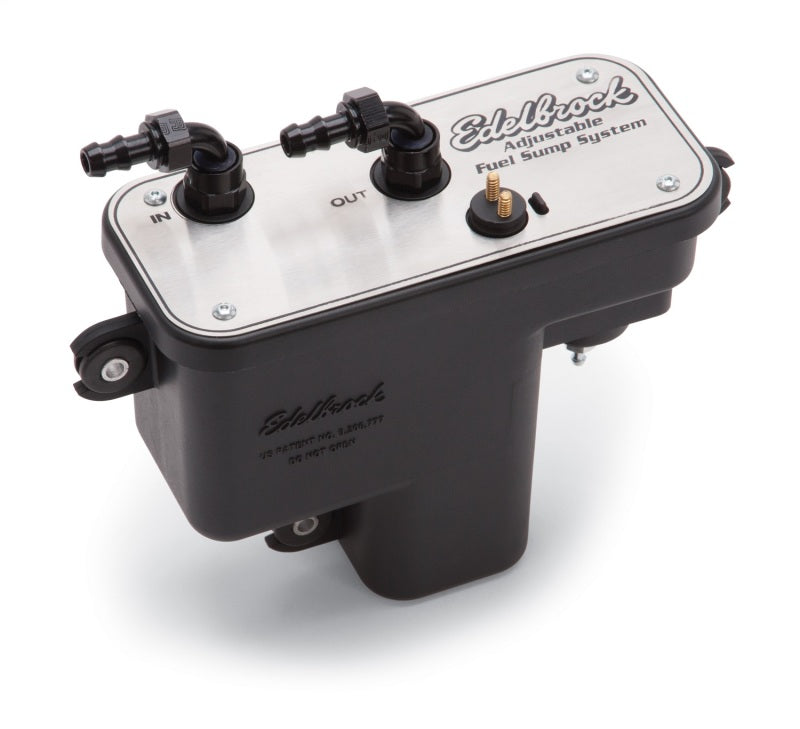 Edelbrock Fuel System Universal Fuel Sump Module Adjustable Fuel Sump - 36032
