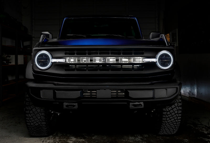 Oracle 21-22 Ford Bronco Headlight Halo Kit w/DRL Bar - - 1471-330