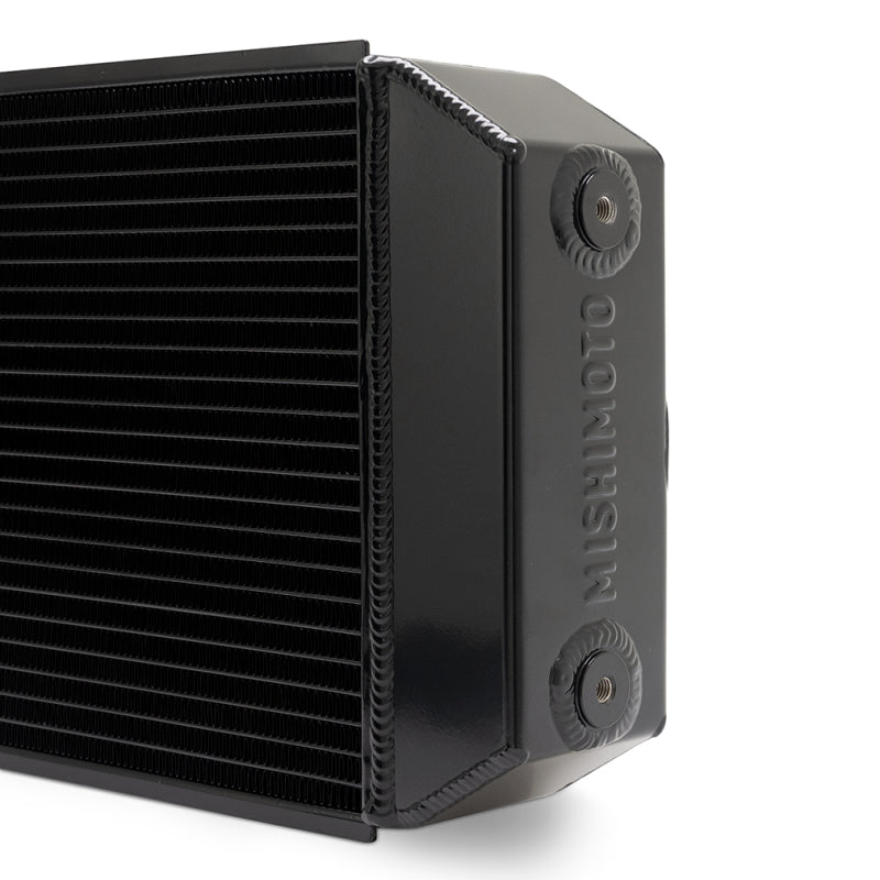 Mishimoto Universal Drag Race Performance Aluminum Radiator - Black - MMRAD-UNI-DRGBK