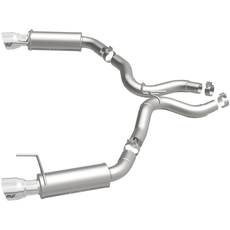 MagnaFlow Axle Back, SS, 3in, Competition, Dual Split Polished 4.5in - 19103
