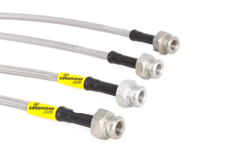 Goodridge 09-14 Honda Fit (Non-EV Models) Stainless Steel Brake Line - 20114