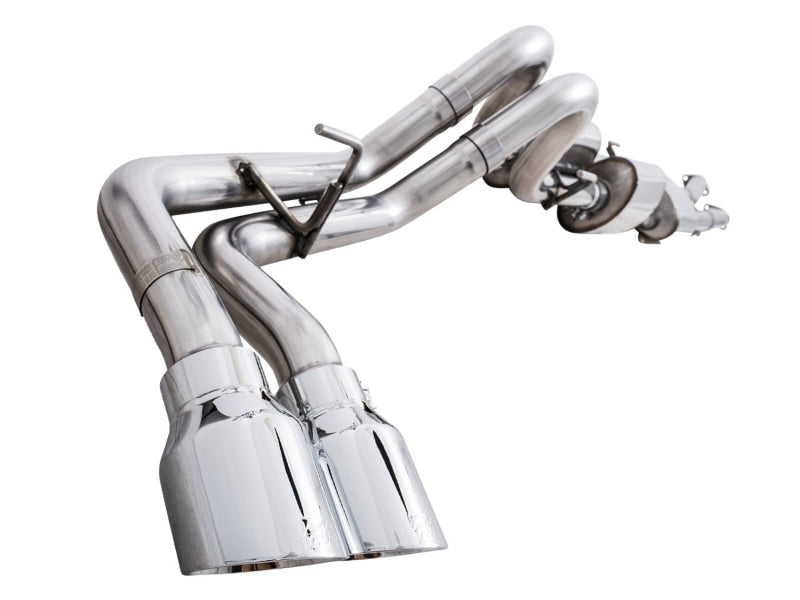 AWE 16-22 Toyota Tacoma 0FG Catback Exhaust w/ BashGuard - - 3015-32826