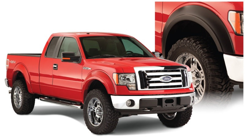 Bushwacker 09-14 Ford F-150 Styleside Extend-A-Fender Style Flares 4pc 67.0/78.8/97.4in - 20926-02