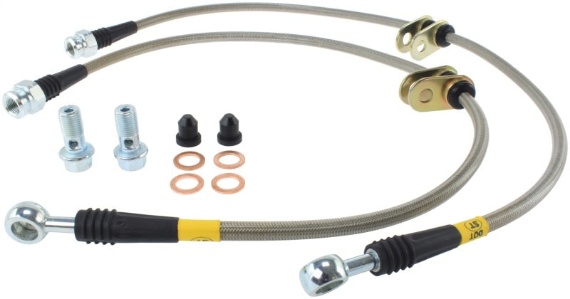 StopTech 00-05 Honda S2000 Front SS Brake Lines - 950.40008