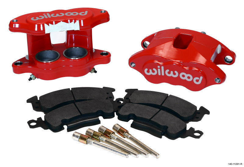 Wilwood D52 Front Caliper Kit - Red 2.00 / 2.00in - 140-11291-R