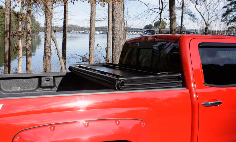 Lund 05-15 Toyota Tacoma Fleetside (6ft. Bed) Hard Fold Tonneau - 969550