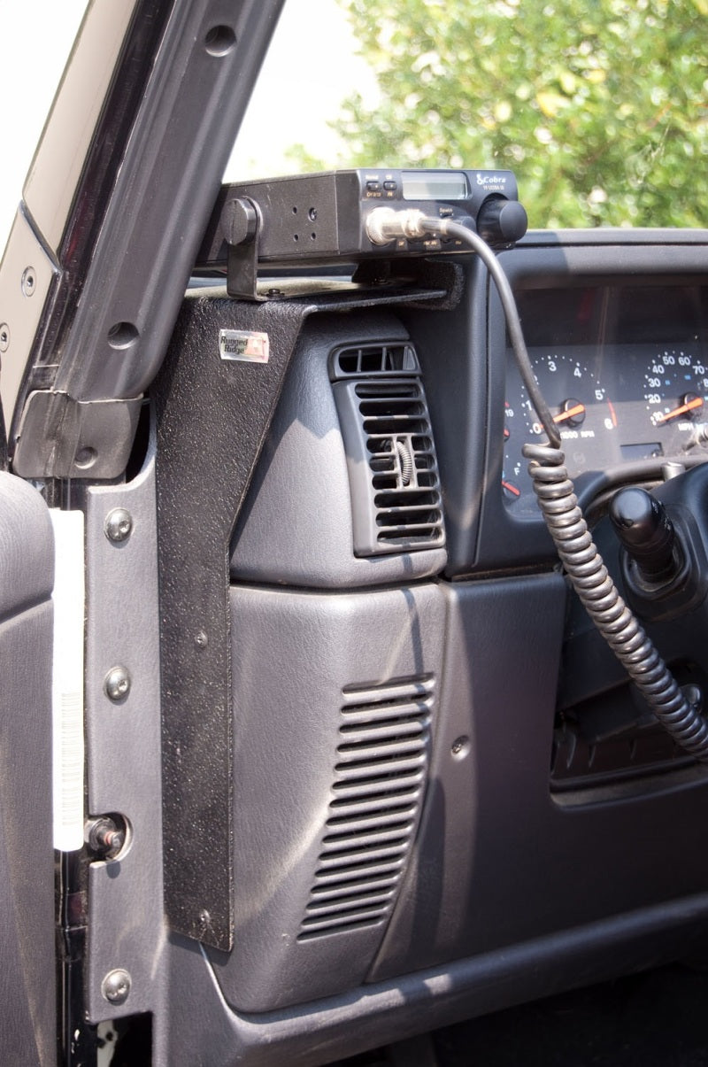 Rugged Ridge CB Radio Dash Mount 97-06 Jeep TJ LJ - 13551.09