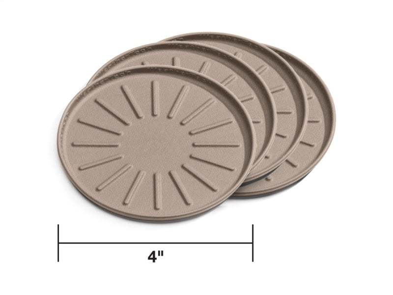 WeatherTech Round Coaster Set 4in. - Terracotta (Set of 4) - 8A4CSTTC