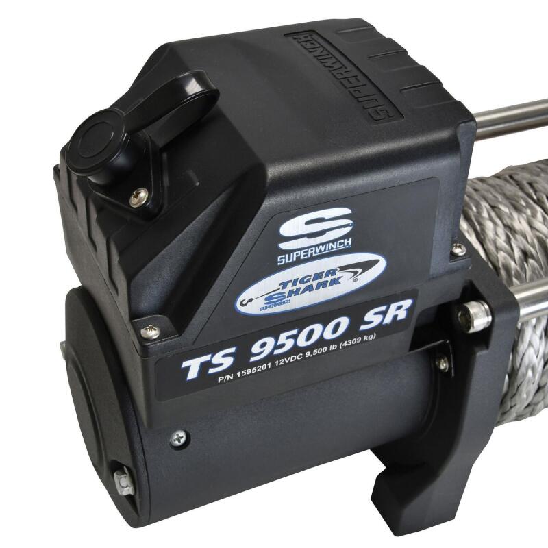 Superwinch 9500 LBS 12V DC 3/8in x 80ft Synthetic Rope - 1595201