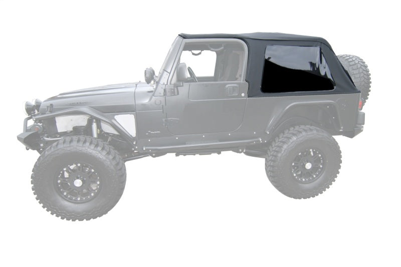 Rampage 2004-2006 Jeep Wrangler(TJ) LJ Unlimited Frameless Soft Top Kit - 109635