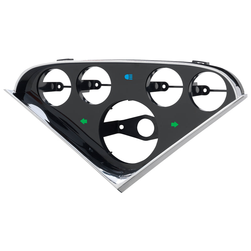 Autometer 55-59 Chevy Trucks 5-Gauge Dash Panel (Fits one 3-3/8in - 2208