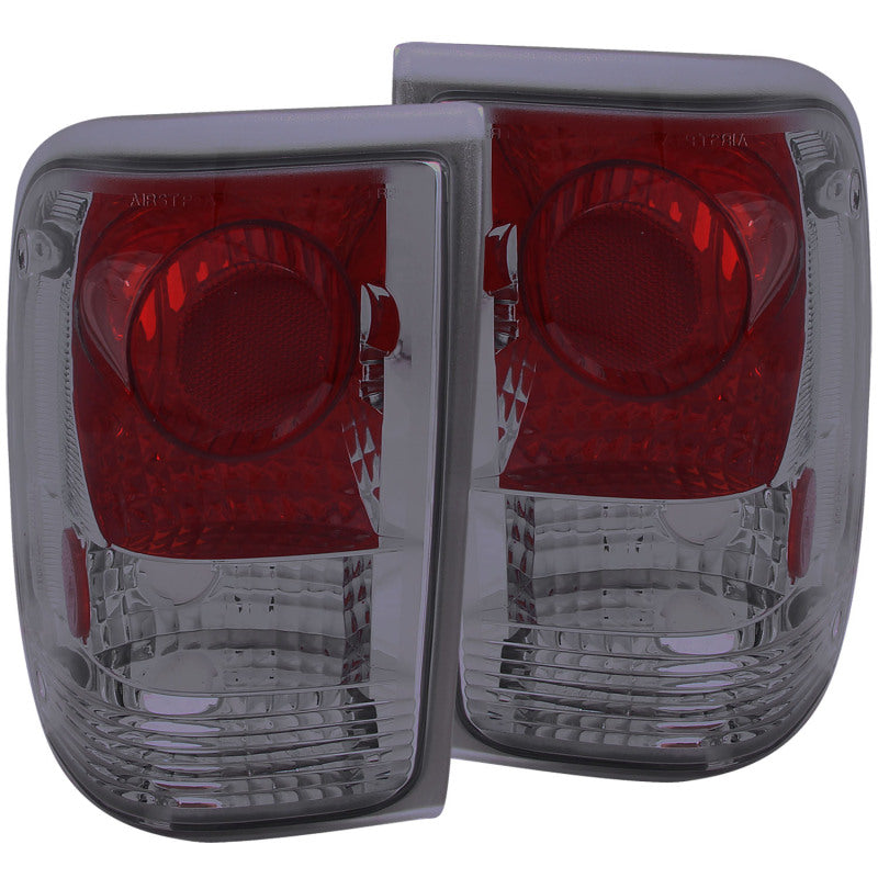ANZO 1993-1997 Ford Ranger Taillights Smoke - 211177
