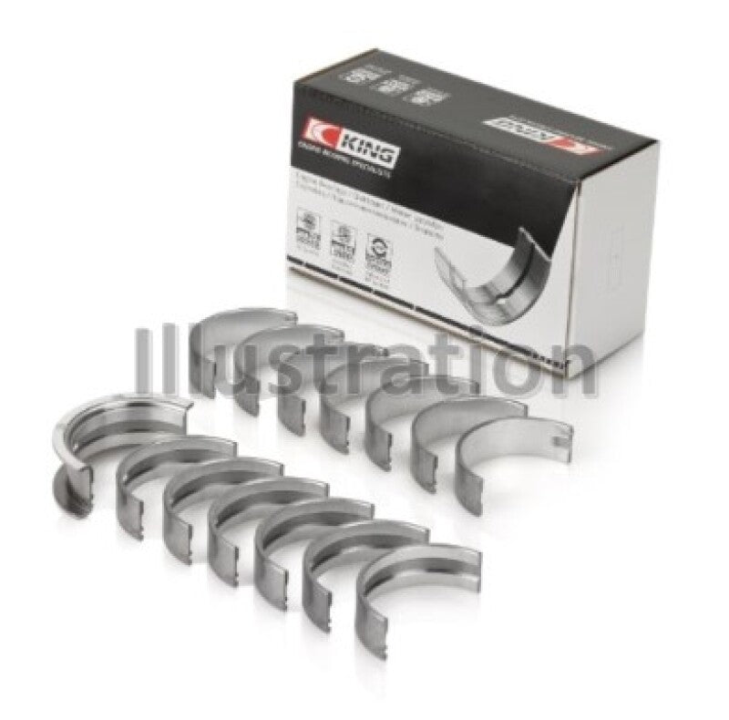 King BMW N57 D30 A/B/C/N57N/N57S Main Bearing Set - Size - MB7781SM0.25