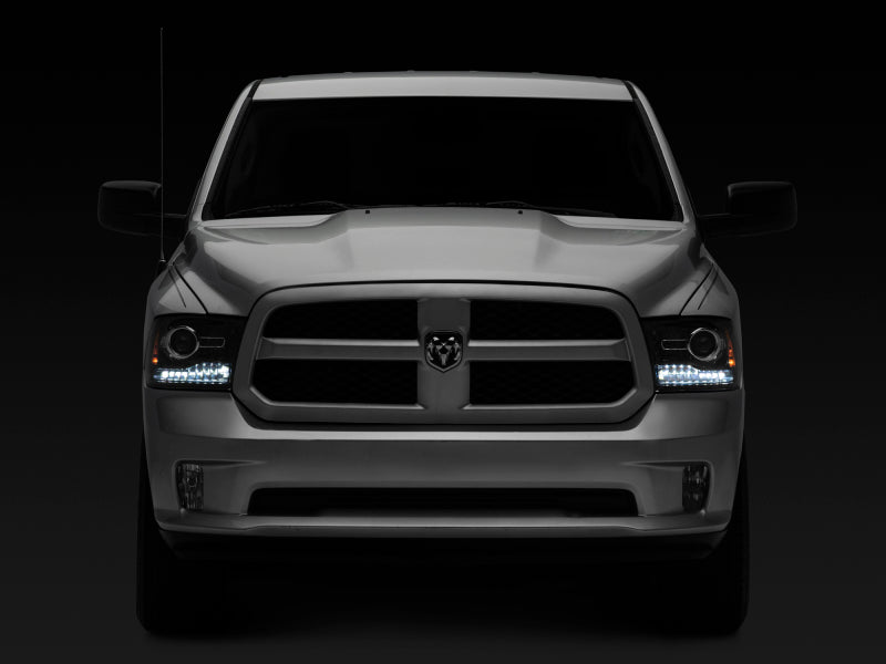 Raxiom 09-18 Dodge RAM 1500 LED Halo Headlights w/Switchback Turn - R111518