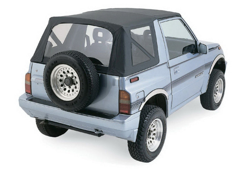 Rampage 1999-2004 Chevy Tracker Soft Top OEM Replacement - Black - 98935