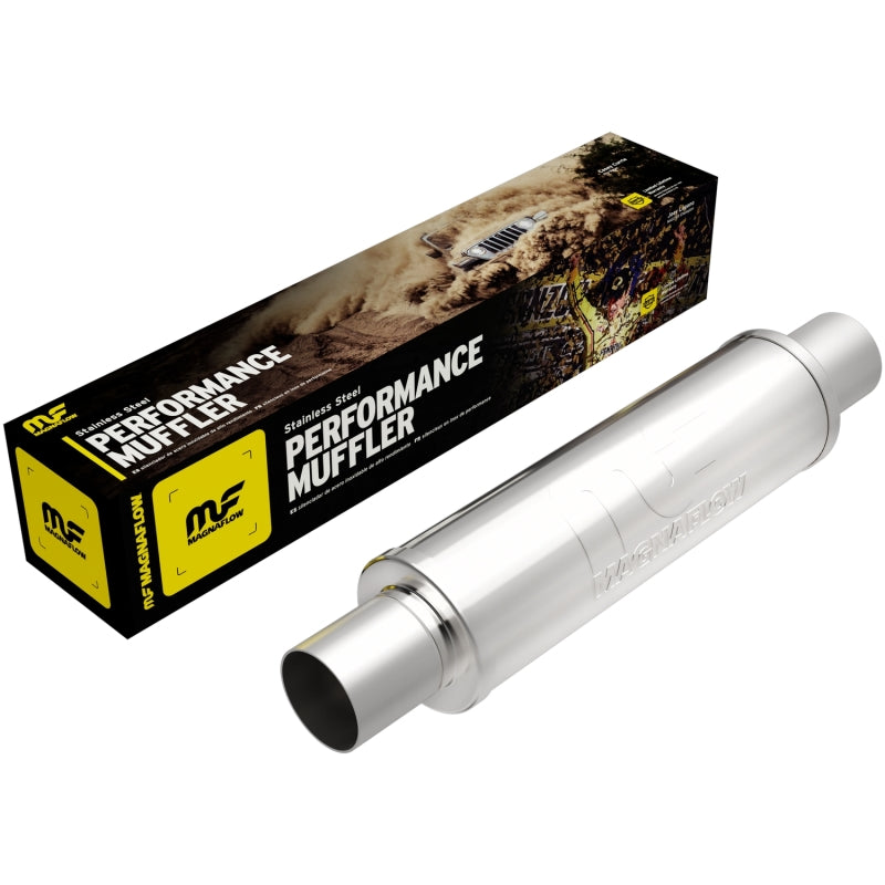 MagnaFlow Muffler Mag SS 14X4X4 2.5X2.5 - 10416