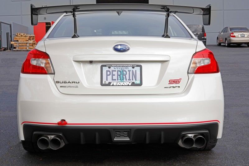 PERRIN 15-19 Subaru WRX/STI Tow Hook Kit (Rear) - Red - PSP-BDY-252RD
