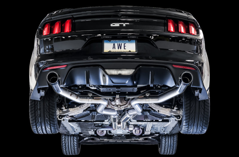 AWE Tuning S550 Mustang GT Cat-back Exhaust - Track Edition - 3020-32028