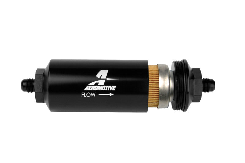 Aeromotive In-Line Filter - (AN-6 Male) 10 Micron Fabric Element - 12347