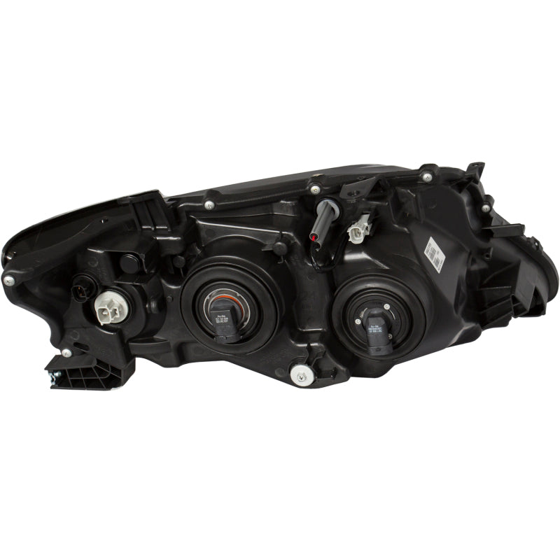 ANZO 2010-2012 Lexus Rx350 Projector Headlights w/ U-Bar Black - 111322