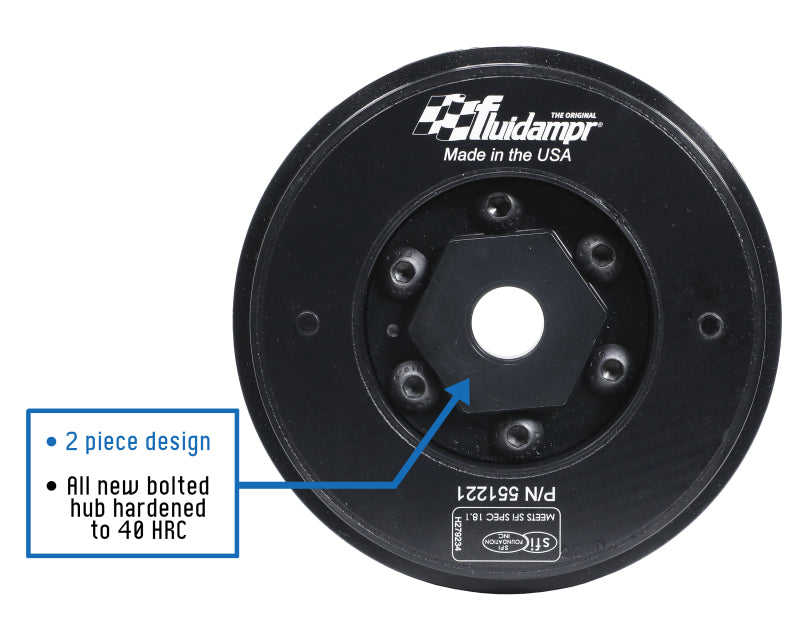 Fluidampr 91-08 VW Golf/05-12 Passat B6/B7 / 03-10 Audi TT - 551221