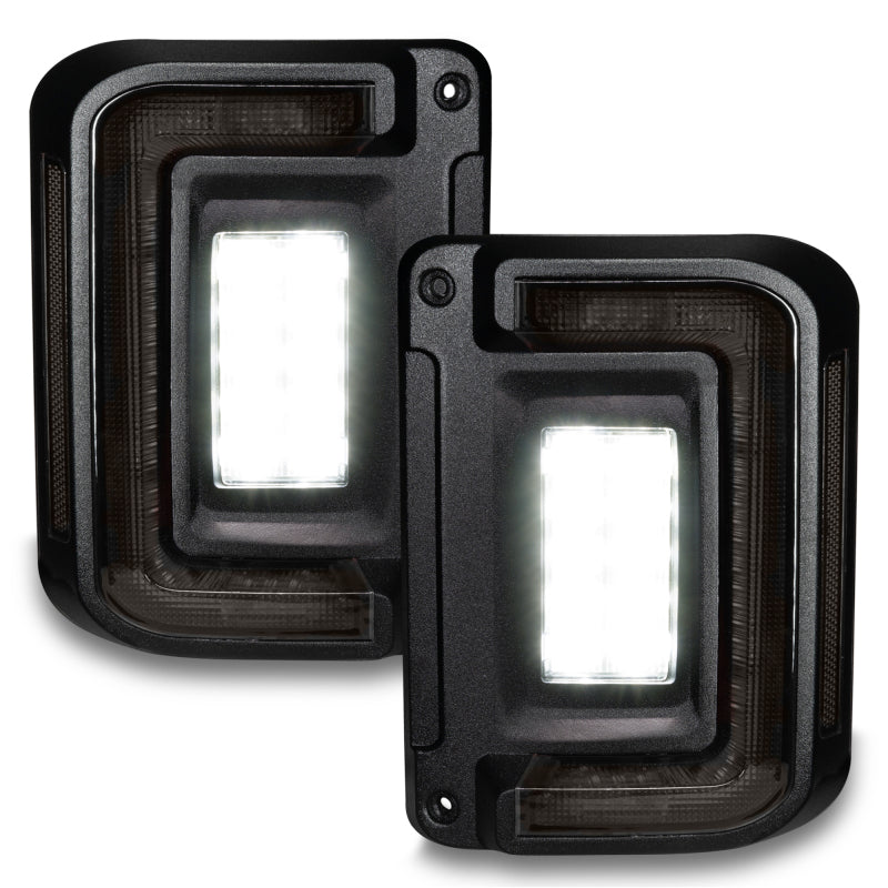 Oracle 07-17 Jeep Wrangler JK Flush Mount LED Tail Lights - 5891-504-T