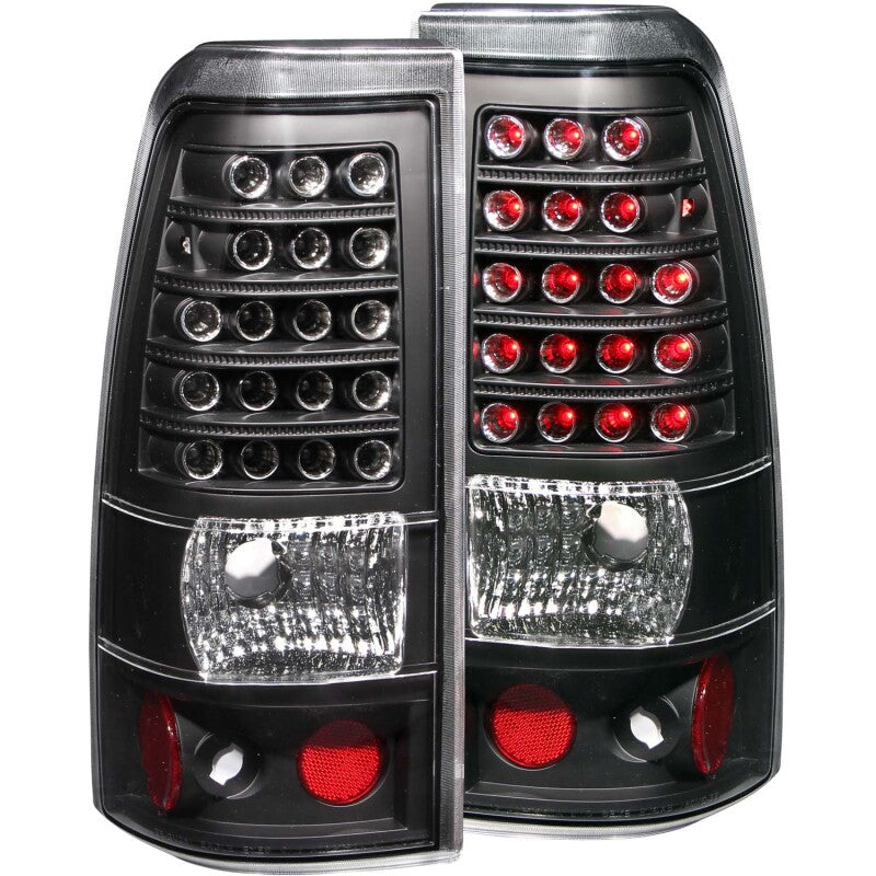 ANZO 2003-2006 Chevrolet Silverado 1500 LED Taillights Black - 311009