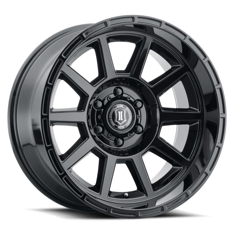 ICON Recoil 20x10 6x5.5 -24mm Offset 4.5in BS Gloss Black - 6220108345GB