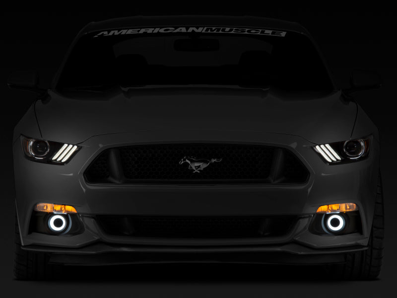 Raxiom 15-17 Ford Mustang LED Halo Fog Lights (w/ Factory - 398032