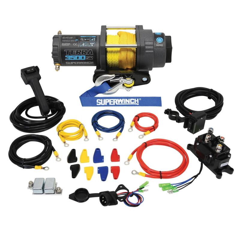 Superwinch 3500 LBS 12V DC 7/32in x 32ft Synthetic Rope - 1135270